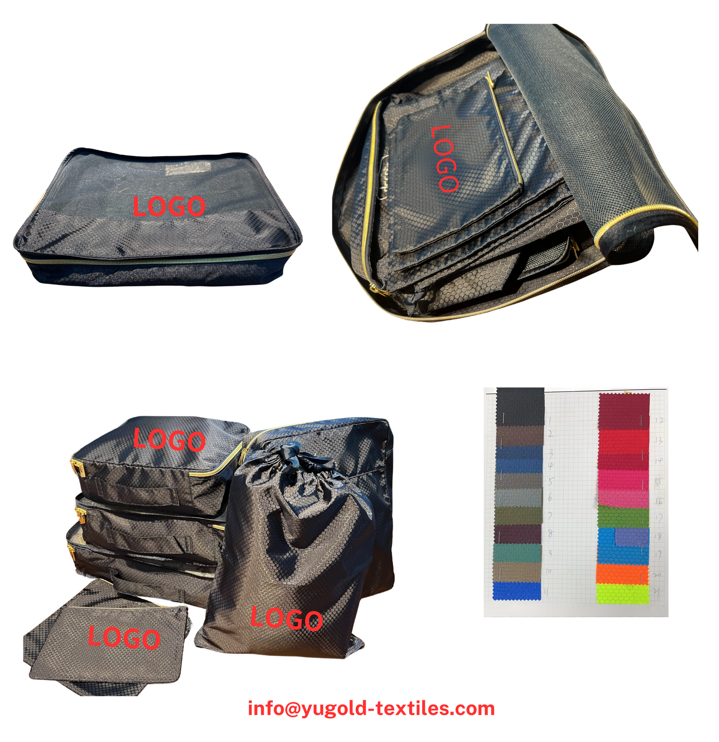 7‑in‑1 Travel Bag | OEM/ODM | 30‑Day Shipping for 100+ | YUGOLD